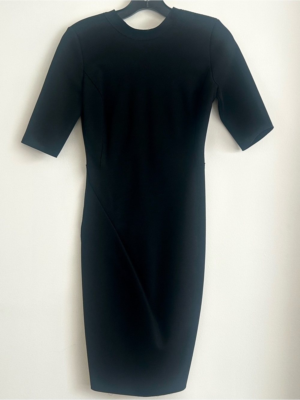 Emporio Armani Classic Black Sheath Dress - Women's Elegant Workwear